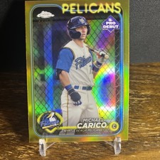 Michael Carico - 2024 Topps Pro Debut Chrome #PDC-36 - Gold Refractor #/50