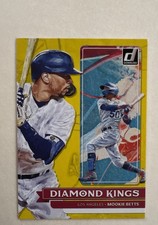 2022 Panini Donruss - Diamond Kings Mookie Betts #27 Yellow