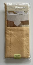 Alison Hemstitch Cutwork Tablecloth 52x70 In Oblong NIP