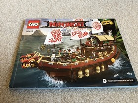 LEGO 70618 DESTINY'S BOUNTY Ninjago Movie COMPLETE SHIP 1 Minifig INSTRUCTIONS