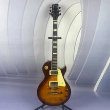 Fast Shipping Brown Electric Guitar Chrome Plated Parts High Quality