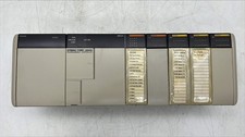 Omron Sysmac CQM1 6-Mod PLC Assy w/ PD026, CPU11, ID212, OC221, OC222 (Used)