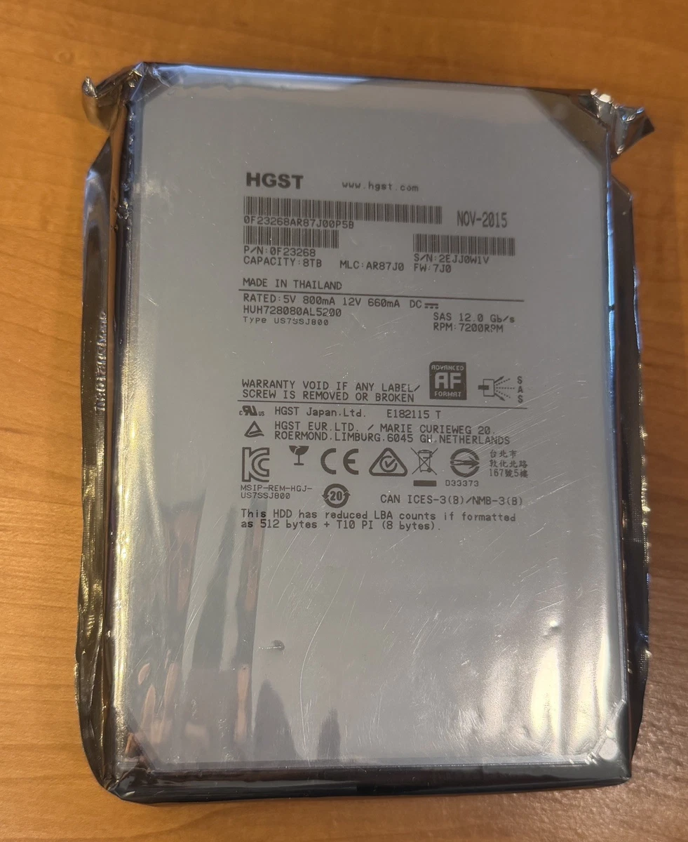 HGST 8TB Computer Internal Hard Disk Drives for sale | eBay