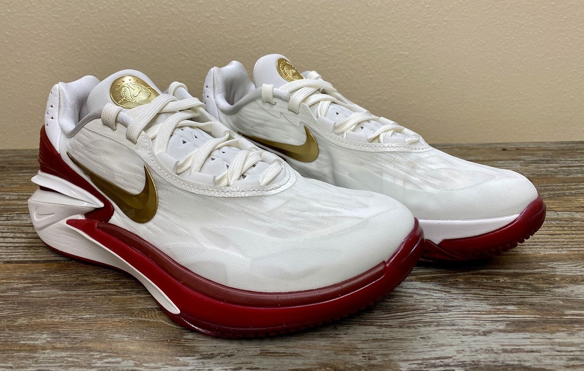 Nike GT CUT2 25.5 バスケットボールシューズ ホワイト Nike Air Zoom GT Cut 2 White Red Basketball FN0299-121 Wmn's