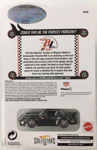 HOT WHEELS RLC RED LINE CLUB PORSCHE 964 - Picture 7 of 12
