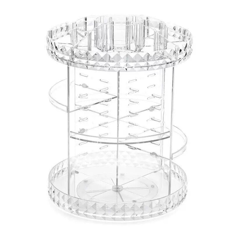 360° Rotating Makeup Organiser Storage Cosmetics Holder Display Stand