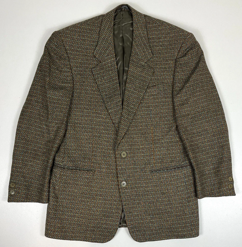 Chaqueta Blazer Hombre Missoni Uomo Tweed Lana Seda Hecha en Italia Talla IT48R US38R Foto 3 de 4