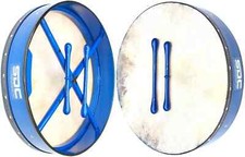 BODHRAN BLUE 18" Large WITH BAG AND 2 BEATERS FREE SHIPPING