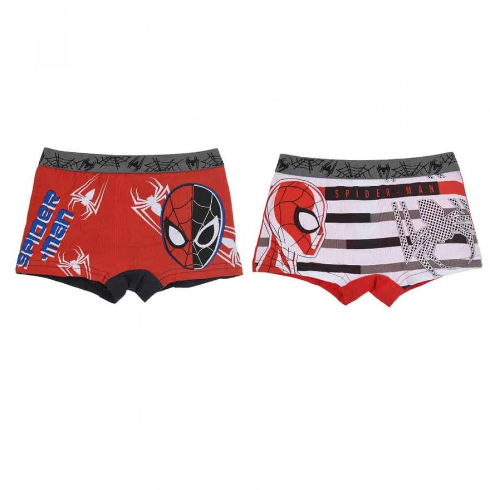 Disney Marvel Spiderman Slip 2er Pack Boxer Boxershorts Unterwäsche Unterhosen