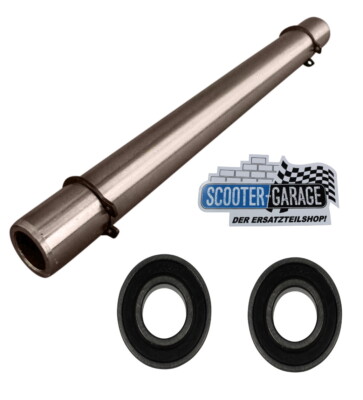 Sub Frame / Motor buchse / Achse + 2x Lager für MBK Booster 50 / Yamaha BWS 50