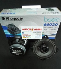 Coppia di casse altoparlanti da 100mm PHONOCAR 2 vie 60 watt