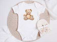 Infant Onesie/Body Suit/Romper Newborn-18mths-Boy-Girl-Stuffed Animal-Toy-Gift