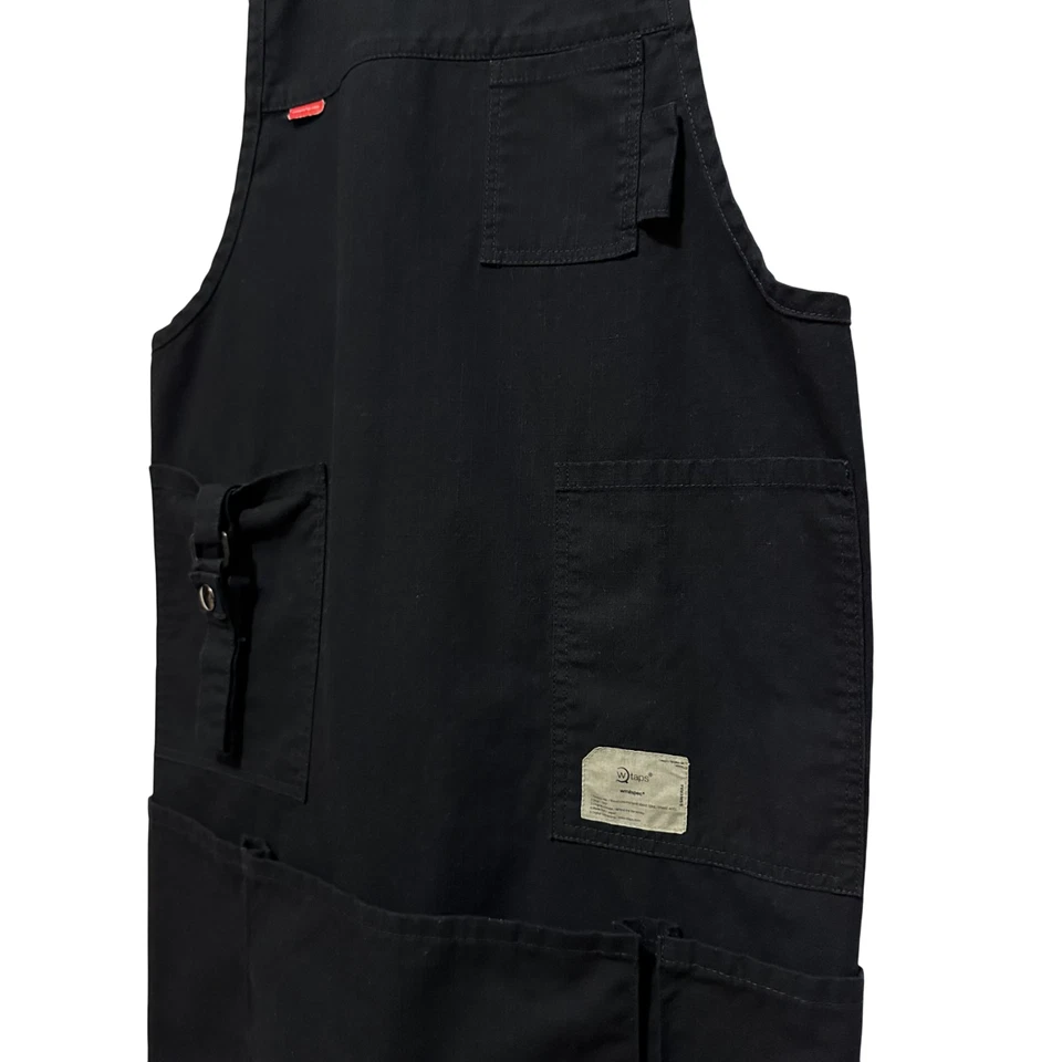 1997 年 Wtaps 棉防撕店围裙 - 黑色,均码 | 罕见,复古 WTAPS — 第 4/4 张图片