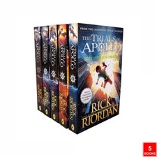 The Trials of Apollo Series Collection 5 Books Set By Rick Riordan Paperback NEW
