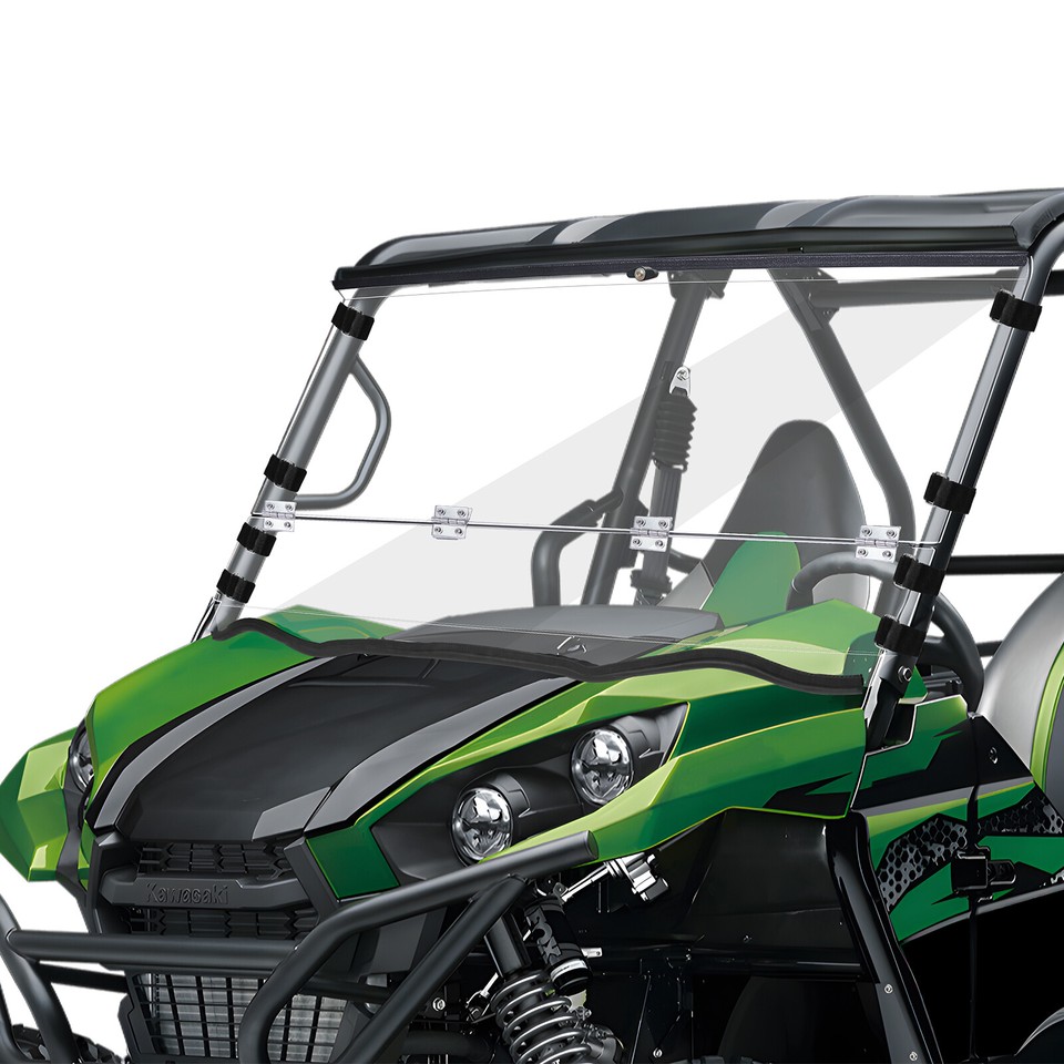 Kawasaki Teryx Scratch Resistant Folding Windshield | UTV Direct