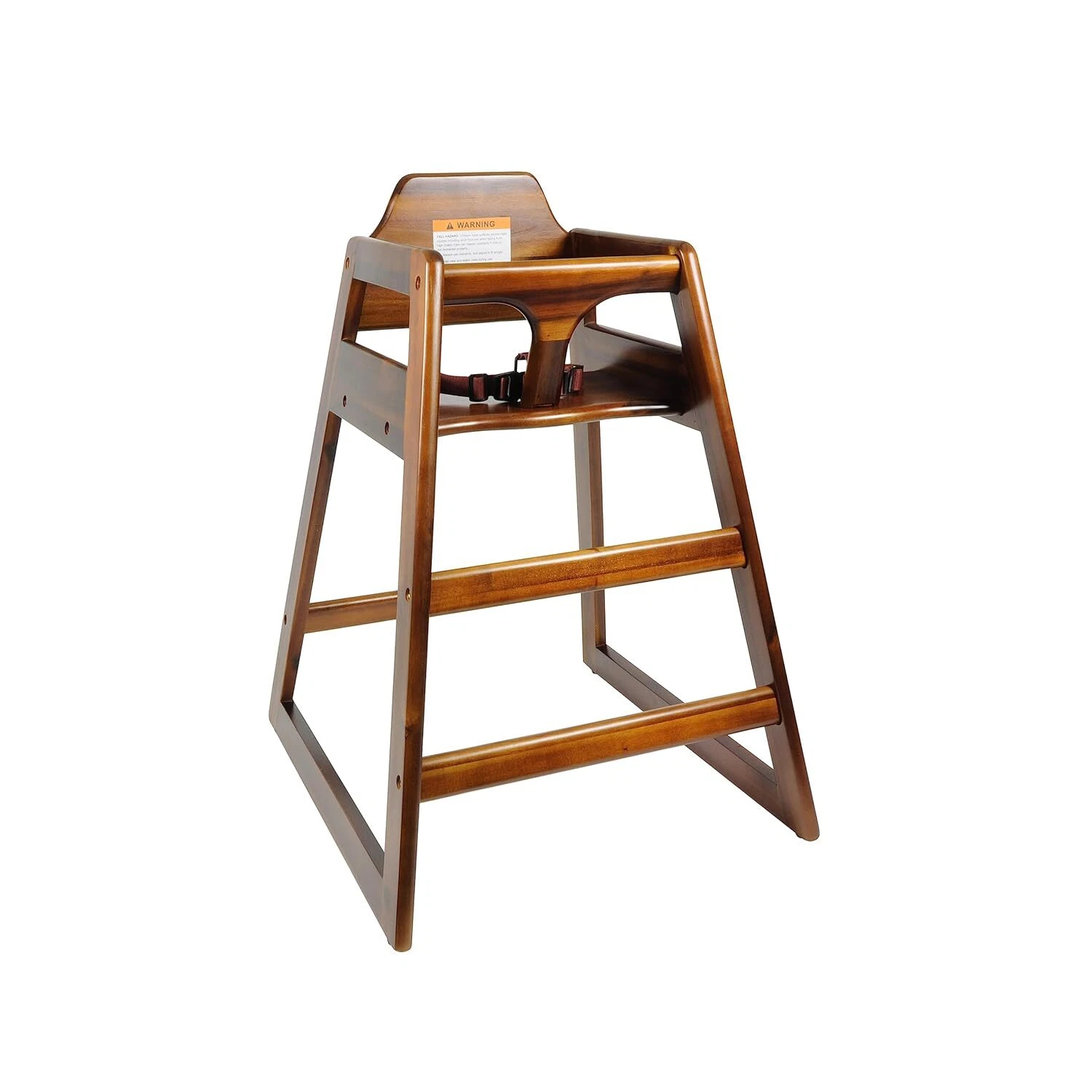 Wooden High Chair Walnut, Safety Harness Straps Wide Stance, ASTM F404 Certified
Opens in a new wind