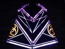 Heatwave phat pants rave gear reflective dance wear hardstyle reflector trousers