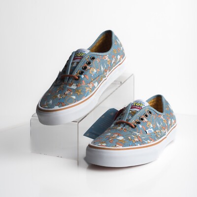 Toy Story Vans Denim Woody Andy old Skool Sneakers mens Womens 10 New 