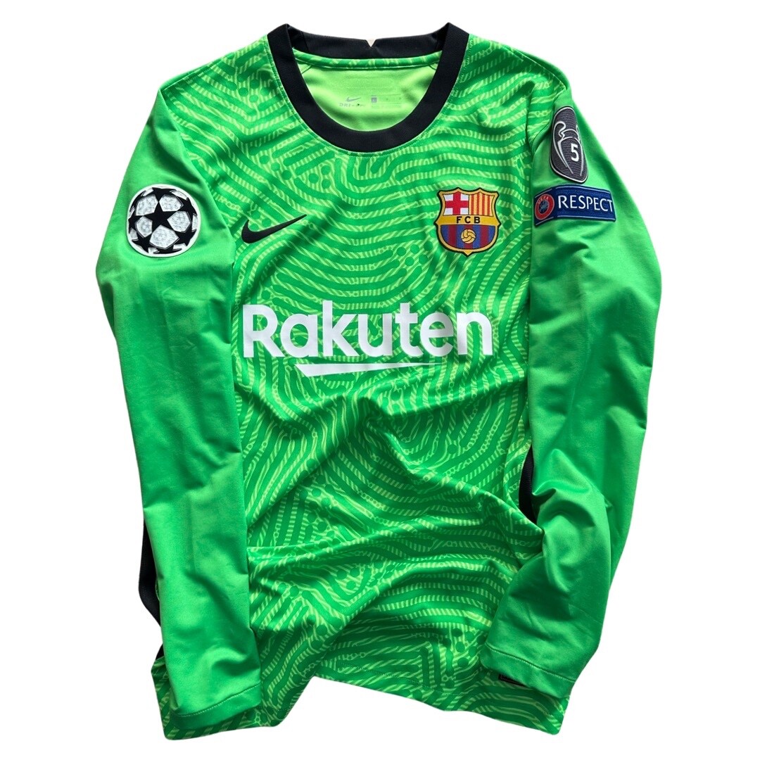 FC Barcelona Nike Champions League Ter Stegen Match Unworn Player