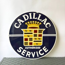 Cadillac Authorized Service Sign Vintage Classic Garage Sign 19.7 50cm Cadillac Authorized Service Sign Vintage Classic Garage Sign 19.7 50cm