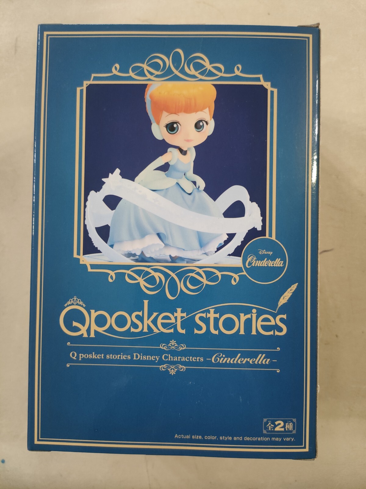 Banpresto QPosket stories Disney Characters - CINDERELLA - Figure 14cm
