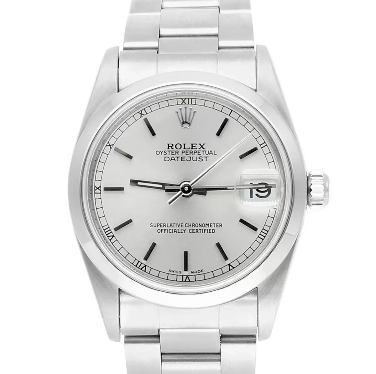 Rolex Datejust 31 Midsize Silver Dial Stainless Steel Ladies Watch Oyster 78240