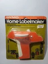 1970 VINTAGE HOME DYMO TAPE TOOL LABEL GUN LABELER RED RARE NEW