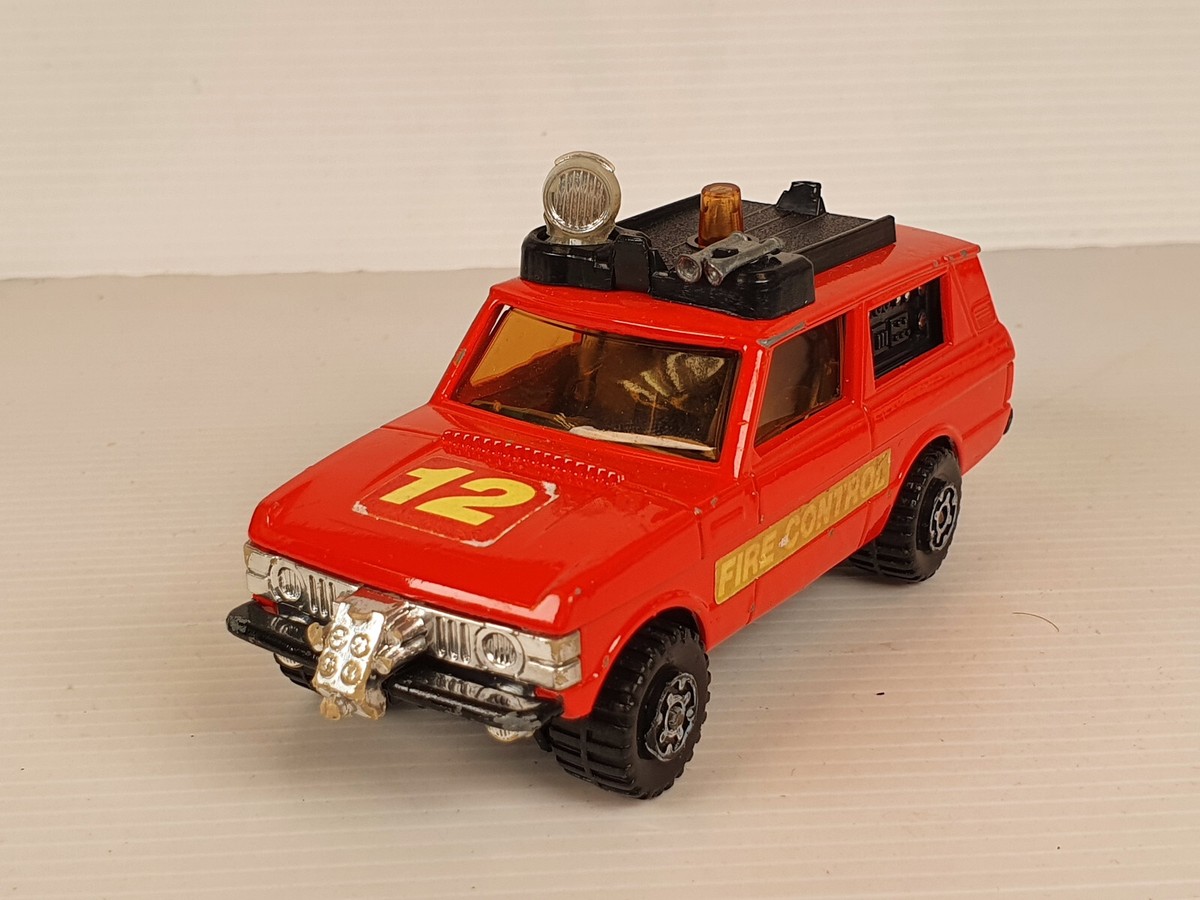 マッチボックスMATCHBOXK‐64レンジローバー消防自動車