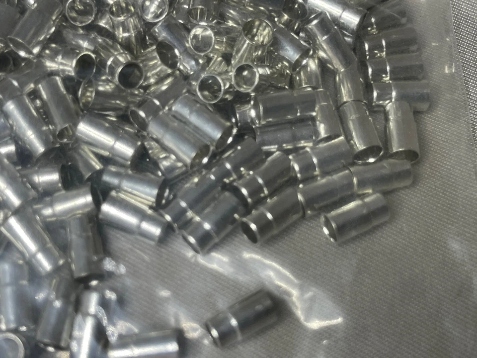 TE Connectivity / AMP 225088-1 (1000 ct) Barrier Terminal Blocks FERRULE Silver - Image 2 of 4