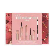 CHELLA The Brow Set, Eyebrow Cream 4 Piece Kit - Ebony / Black - New In Box