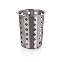 BesteckköCher Besteckhalter Cns Gelocht Ø 115 Mm H 120 Mm FüR BesteckbehäLter