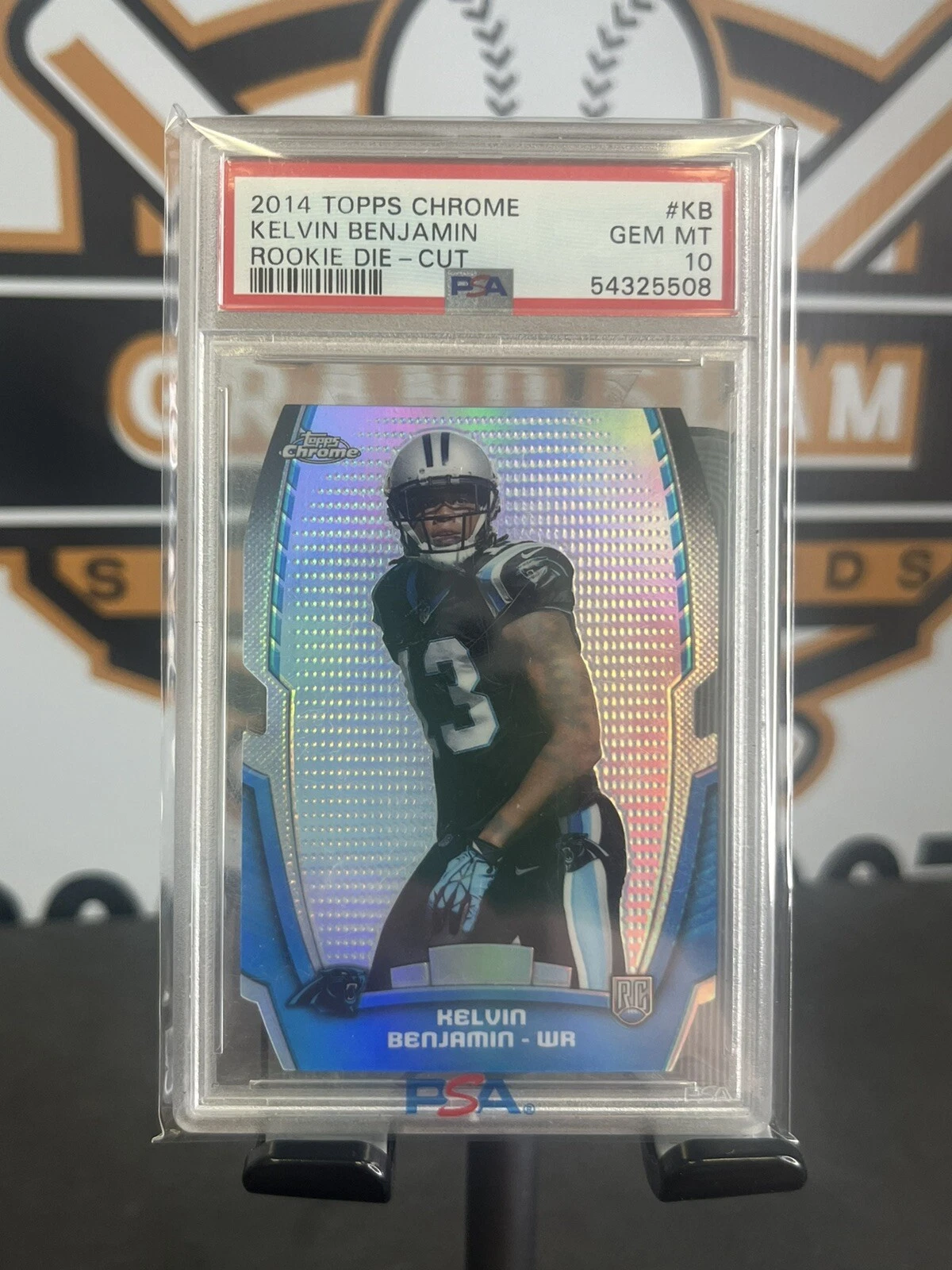 Kelvin Benjamin Topps Chrome Rookie Die-Cut #KB Base