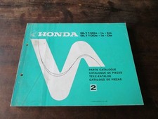 Honda GL 1100 GL1100 Ia Ib Da Db 1980 Catalogo Ricambi Parts List Catalogue