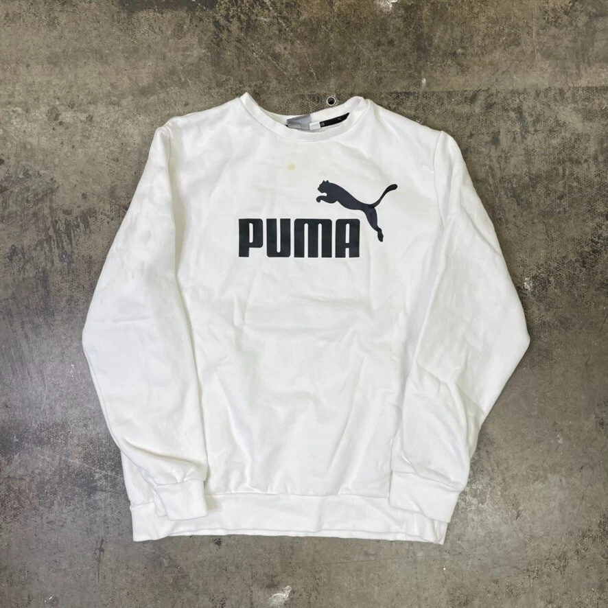 white puma sweatshirt