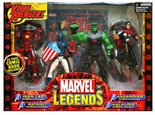 ToyBiz Marvel Universe Asgardian/Hulkling /Iron Lad/Patriot Action Figure -...