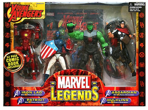 ToyBiz Marvel Universe Asgardian/Hulkling /Iron Lad/Patriot Action Figure - 70408