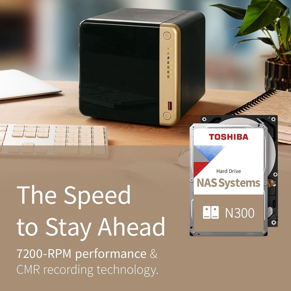 Toshiba N300 12TB NAS HDD 512MB Cache – Reliable Storage for RAID & NAS Systems - Image 3 of 4