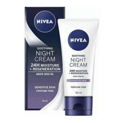 Nivea Soothing 24h Moisture + Regeneration Night Cream 50ml