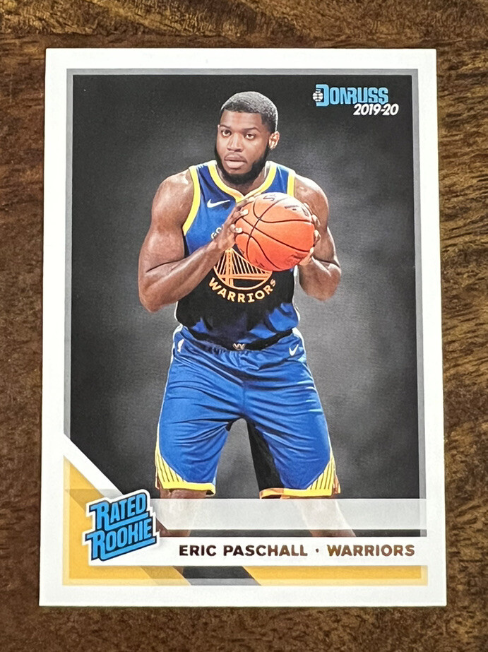 2019-20 DONRUSS RATED ROOKIE ERIC PASCHALL RC GOLDEN STATE WARRIORS #238