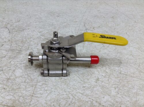 Sharpe CF3M 097J6 093J7 1/2" 1480 CWP Seat M Ball Valve w/ Lockout (TBI) - Afbeelding 1 van 5