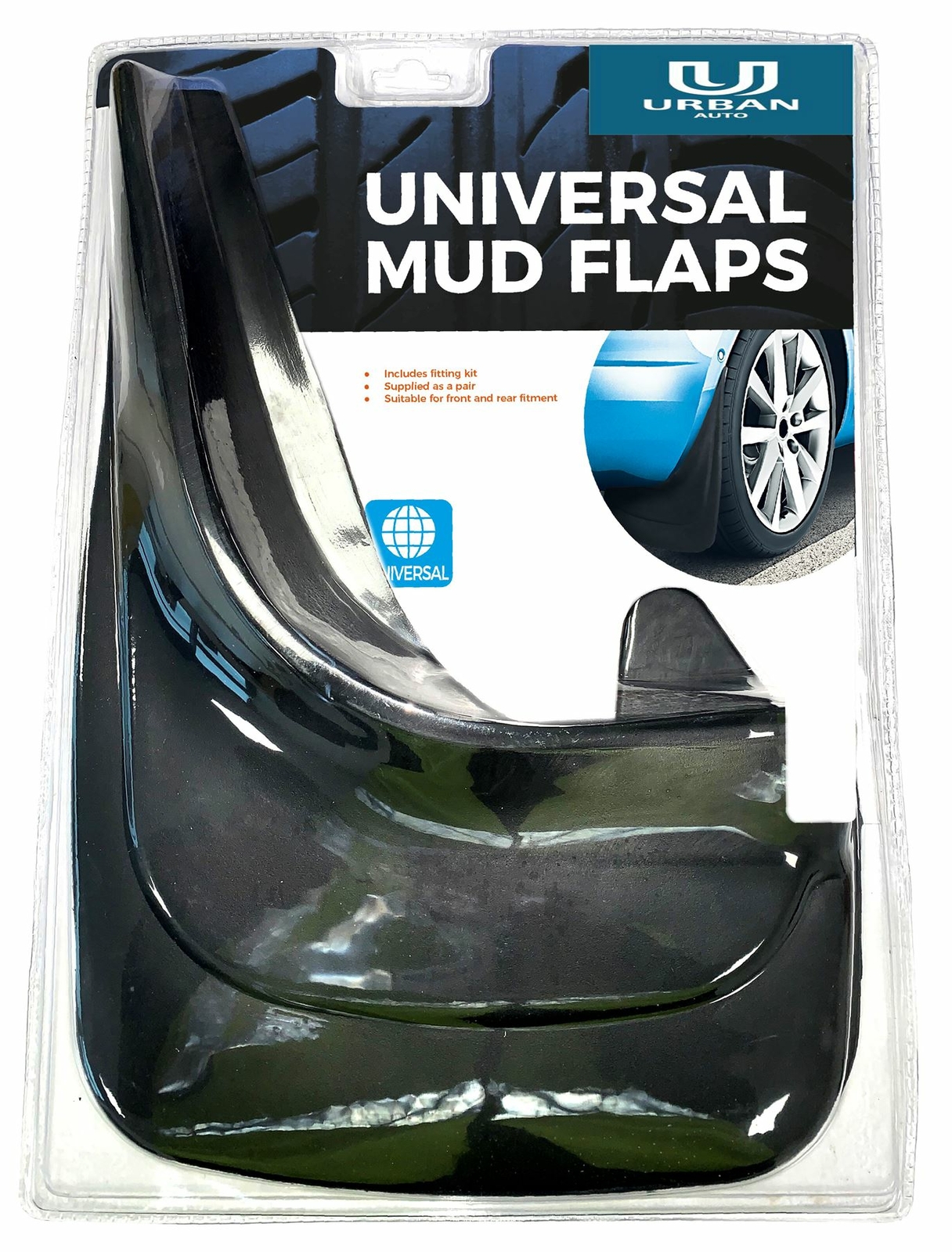 Mud Flaps To Fit Toyota Aygo Ii Universal Fitment Moulded Shape Front