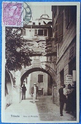 Trieste Arco Di Riccardo Affrancatura 10 Heller 3 18 Ebay