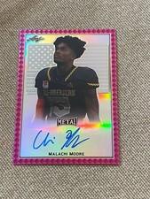 MALACHI MOORE 2020 Leaf Army All-American AUTOGRAPH #2/10 ALABAMA CRIMSON TIDE