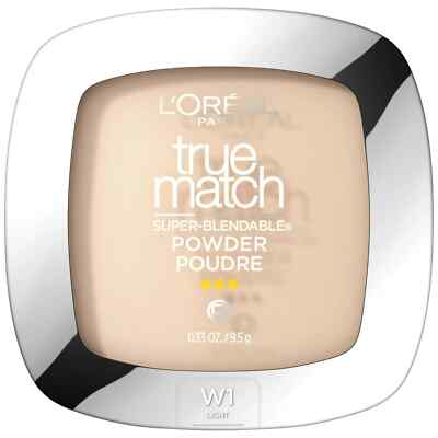 L'Oreal Paris True Match Super Blendable Oil Free Makeup Powder, Porcelain