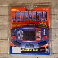 Jeopardy Hand Held Electronic LCD Game Show Tiger 1997 Model Open Box-New