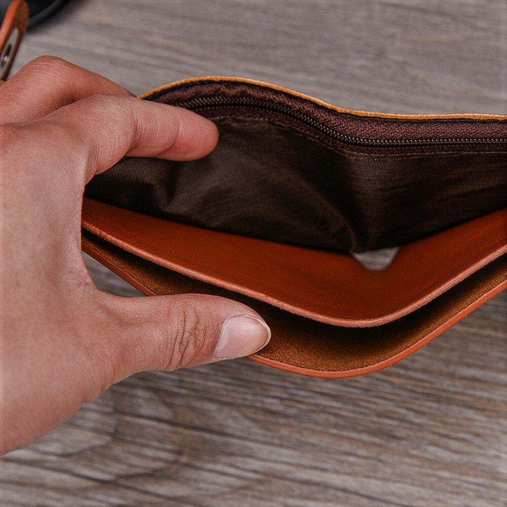 Cartera Billetera Hombre Compartimentos Tarjetas DNI Carnet