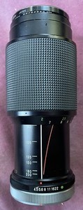 Vivitar 80-200mm 1:4.5 55mm No. 22946870 Lens + Astron Skylight 55mm & bag