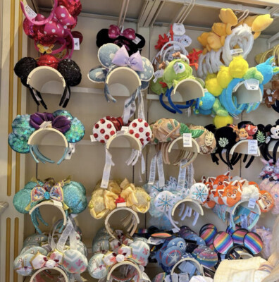 200 Styles Rare Disney.Parks Mickey Magical Bow Minnie Mouse Ears Headband Cos