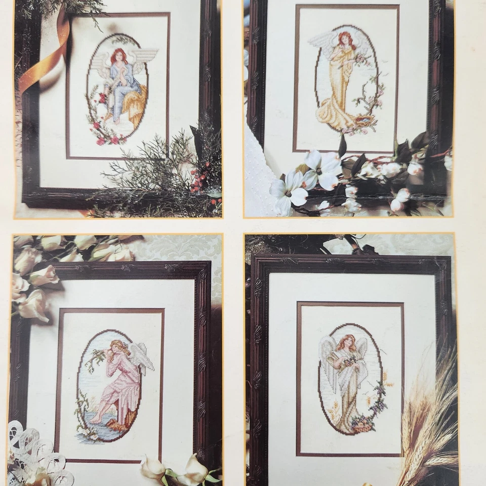 Angels Guardians Seasons Cross Stitch Pattern Book Leisure Arts 2808 Carol Emmer - Image 4 of 4