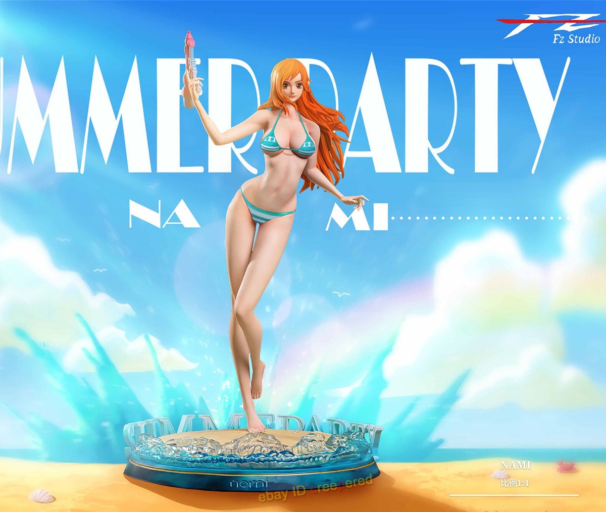 baranchTCT-Studio ナミ Amazon.co.jp: ナミ フィギュア 1/4スケール 塗装済み完成品